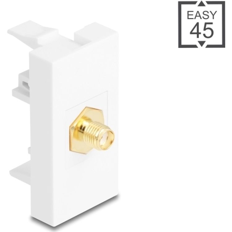 Tootefoto - Delock Easy 45 Modul SMA Buchse zu wei (90914)