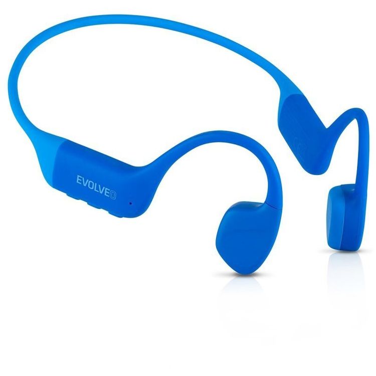Tootefoto - Evolveo EVOLVEO k rvaklapid juhtmevabad BoneMax MP3 k rvaklapid 32GB p sesarnas IPX8 sinine