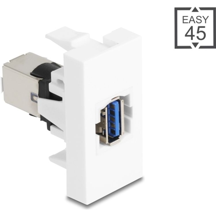 Tootefoto - Delock Easy 45 Modul USB Typ-A BU zu Typ-B (90910)