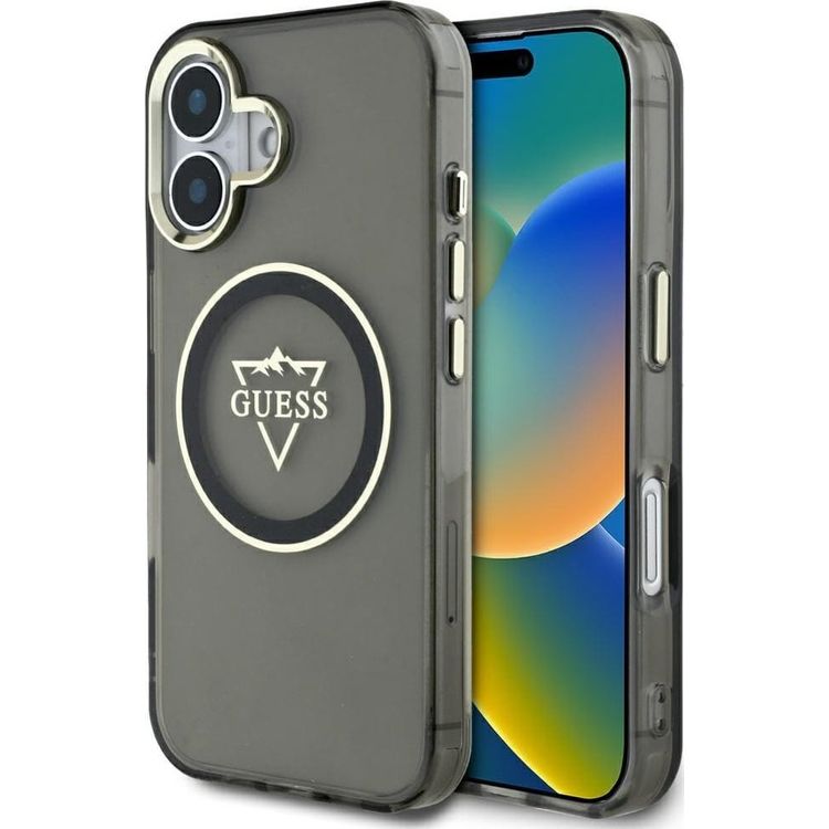 Tootefoto - Arvake IML Metal Mountaini logo magsafe jaoks iPhone 16 must