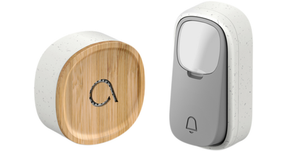 Avidsen 102502 Wireless Door Chime Complete Set Batteryless, Incl. Usb ...