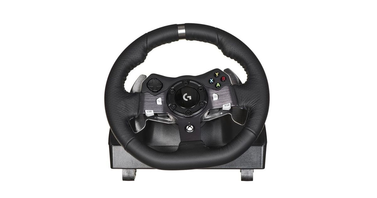 Logitech G G920 Driving Force Black USB 2.0 Steering wheel + Pedals ...