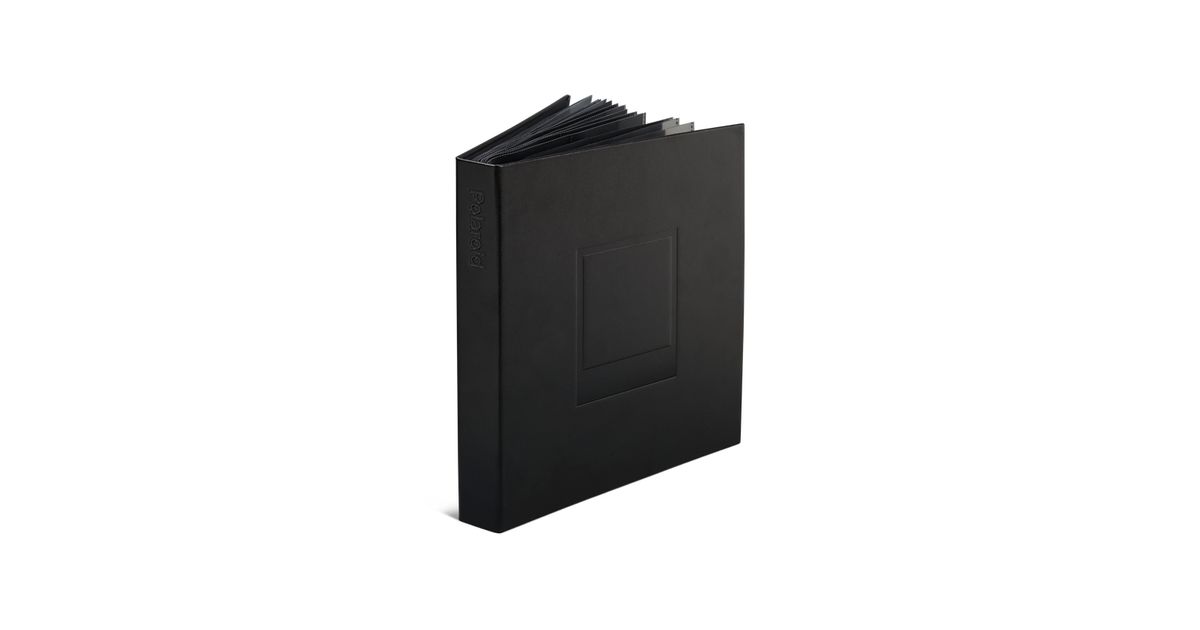 Polaroid Originals Polaroid Photo Album fotoalbum Must 160 lehte Polaroid iType, 600 and SX70