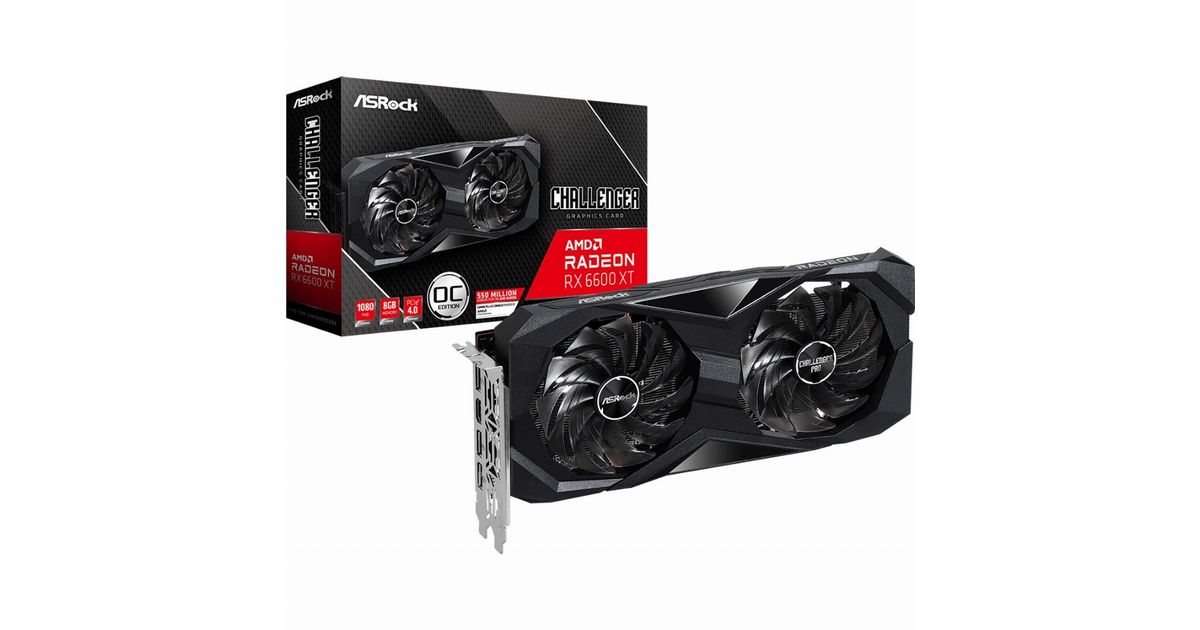 Asrock Challenger RX6600XT CLD 8GO AMD Radeon RX 6600 XT 8 GB GDDR6 -  Graphics cards - Graphics cards & accessories - Computer Components - MT  Shop