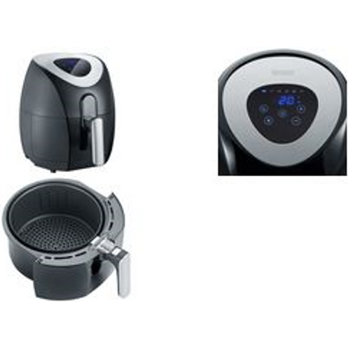 Ariete 4618 Single 5.5 L Stand-alone 1800 W Hot air fryer Black, Stainless  steel