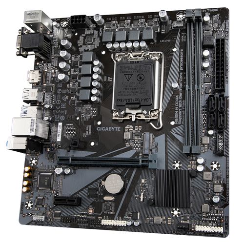 Gigabyte H610M H DDR4 motherboard Intel H610 Express LGA 1700 micro ATX