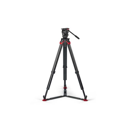 Sachtler System Aktiv6 Flowtech75 GS Camera tripod, black, H23170cm