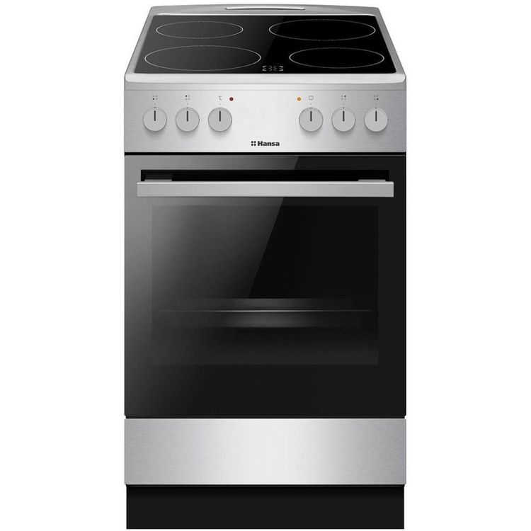 Tootefoto - AEG Hansa pliit 62 L laius 50 cm roostevaba teras - Keraamilise pinnaga elektripliit