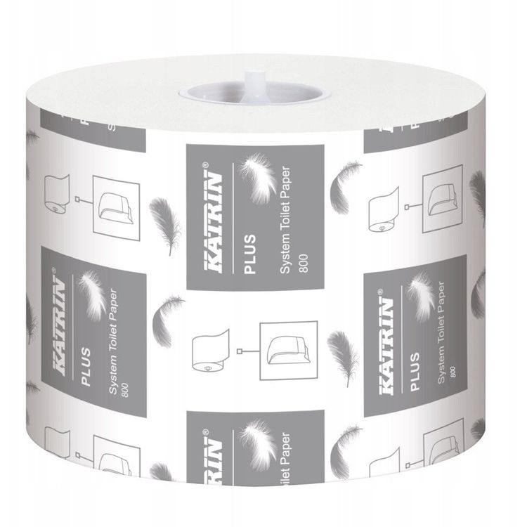 Tootefoto - Katrin Plus - Suur rull tualettpaberit, valge, 2-kihiline - 36 rulli
