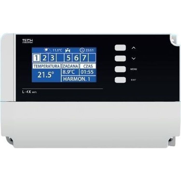 Tootefoto - Nowodvorski L-4X WiFi juhtmega ja juhtmevaba termostaatventiili kontroller (4 sektsiooni RS485 side)