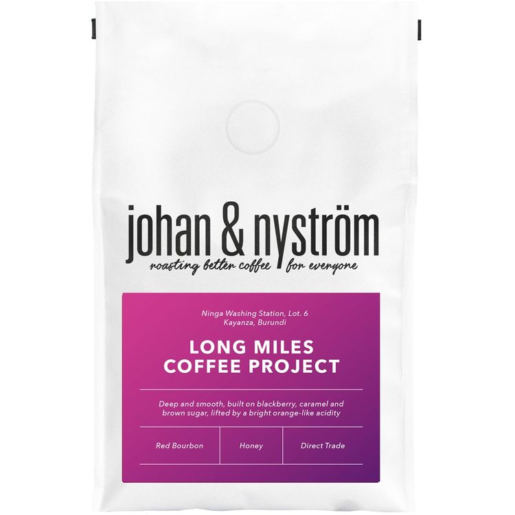 Tootefoto - Johan & Nystr m kohvioad Johan & Nystr m - Burundi Long Miles Ninga Honey Filter kohvioad 250 g