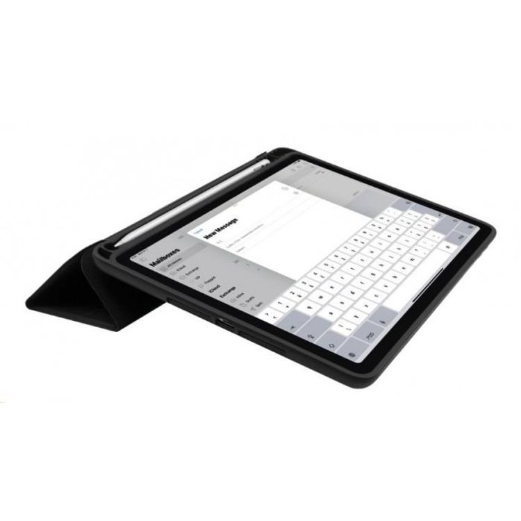 Tootefoto - Fikseeritud Padcover tahvelarvuti mbris Ipad 10.2 jaoks 2019/2020/2021, must