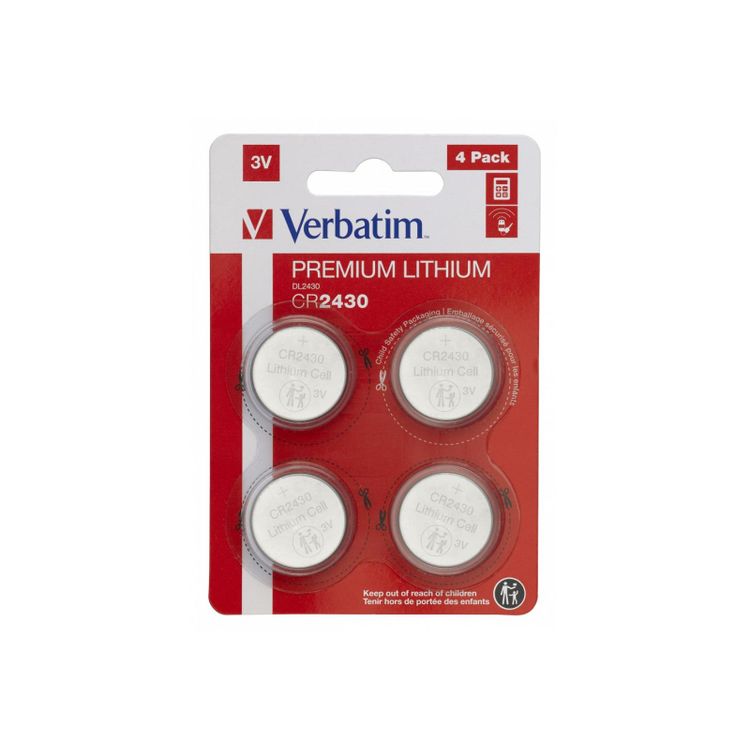Tootefoto - Verbatim Premium Lithium CR2430 3V (4 pcs.)