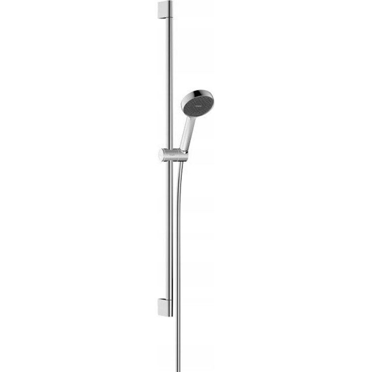 Tootefoto - HANSGROHE 28046000 KOD RABATOWY -10% ! Activera Select S Zestaw prysznicowy 95 2jet EcoSmart z dr kiem 90 cm Chrom