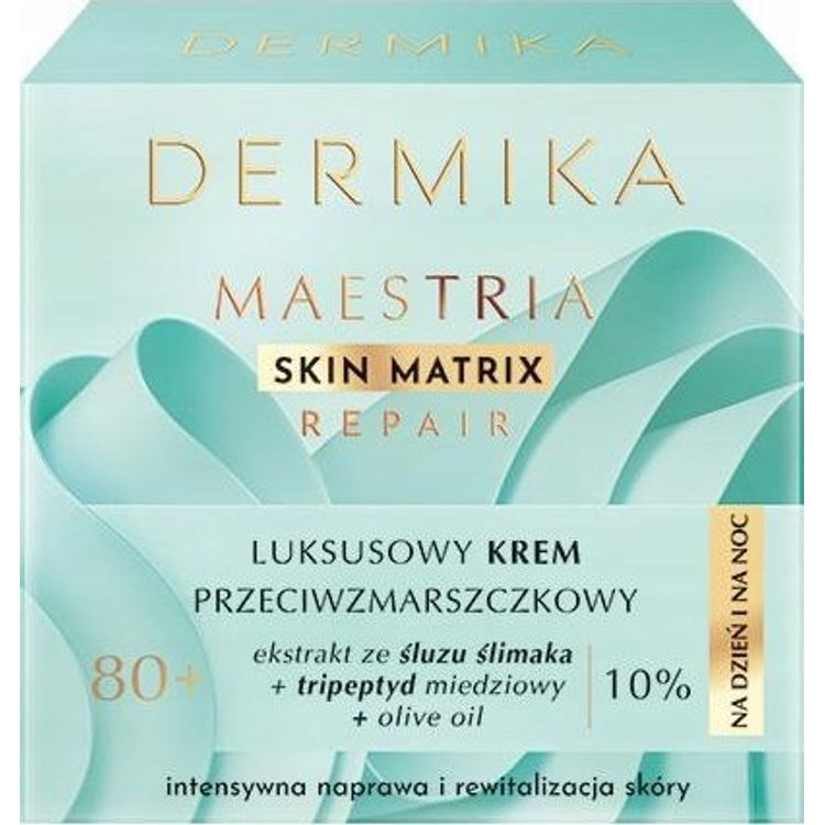 Tootefoto - Dermika Maestria luksusowy krem przeciwzmarszczkowy na dzie i na noc 80+ 50ml