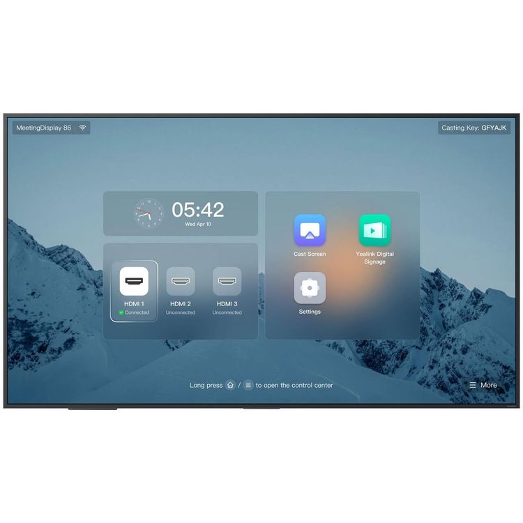 Tootefoto - Yealink MeetingDisplay 86", 165,1 cm monitor