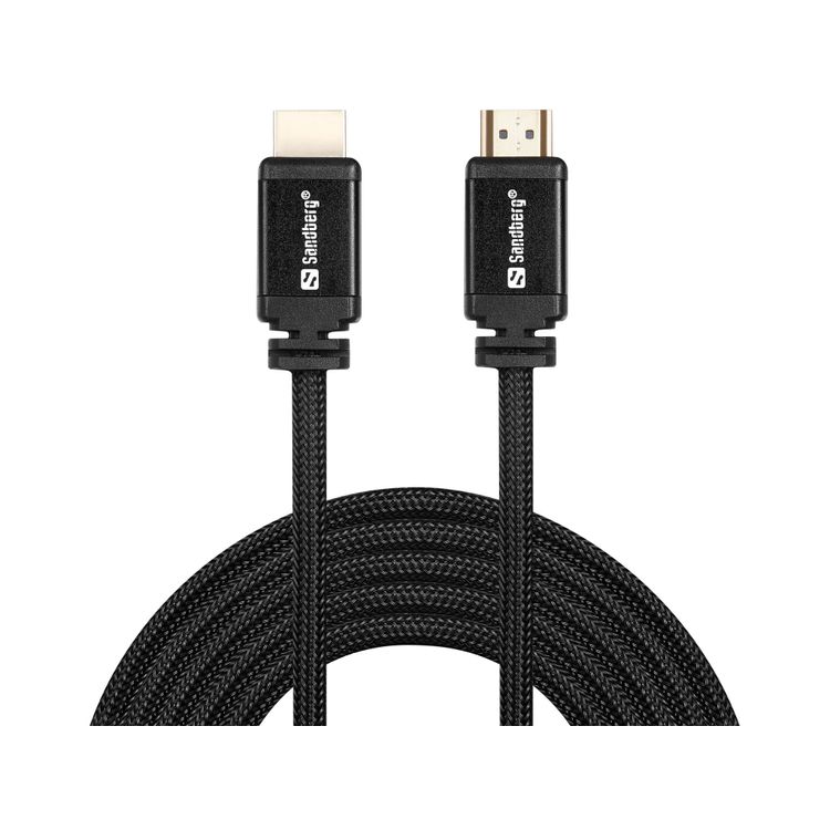 Tootefoto - Sandberg HDMI 2.0 19M-19M, 10m HDMI-kaabel HDMI t p A (Standard) Must