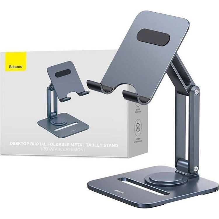 Tootefoto - Baseus alus Kokkupandav metallist alus tahvelarvutile (hall)