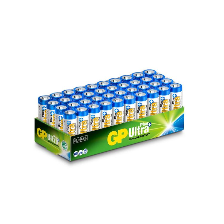 Tootefoto - GP Batteries Ultra Plus Alkaline 15AUP/LR6 hekordne patarei AA Aluseline