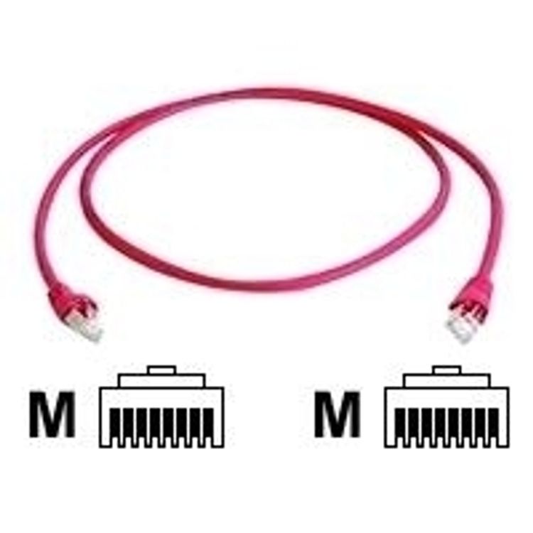 Tootefoto - Teleg rtner MP8 FS 600 LSZH Crossover BT-1.0 v rgukaabel Punane 1 m Cat6a S/FTP (S-STP)