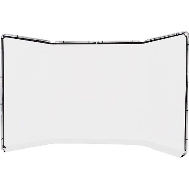 Tootefoto - Lastolite Panoramic Taust 4m valge raamiga
