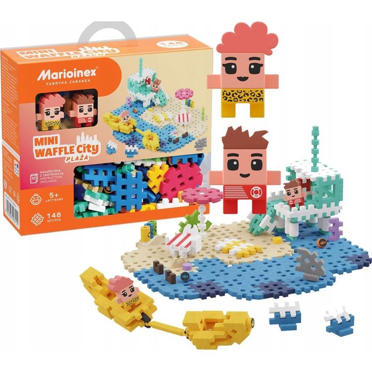 Tootefoto - Mini Waffle blocks 148 pieces Beach