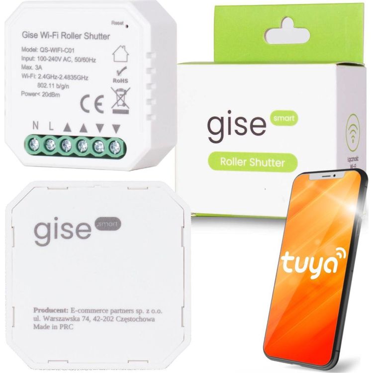 Tootefoto - Gise GISE SMART Roller Shutter Tuya WiFi ruloo kontroller