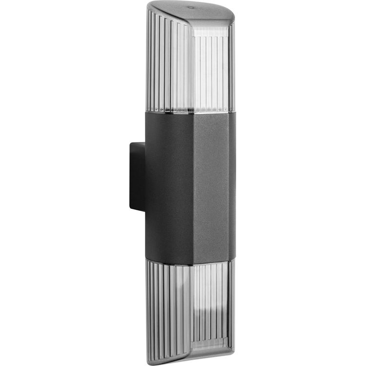 Tootefoto - Orno PEONIA seinavalgusti, aiavalgusti, 2xE27, max. 2x15W, IP54, must