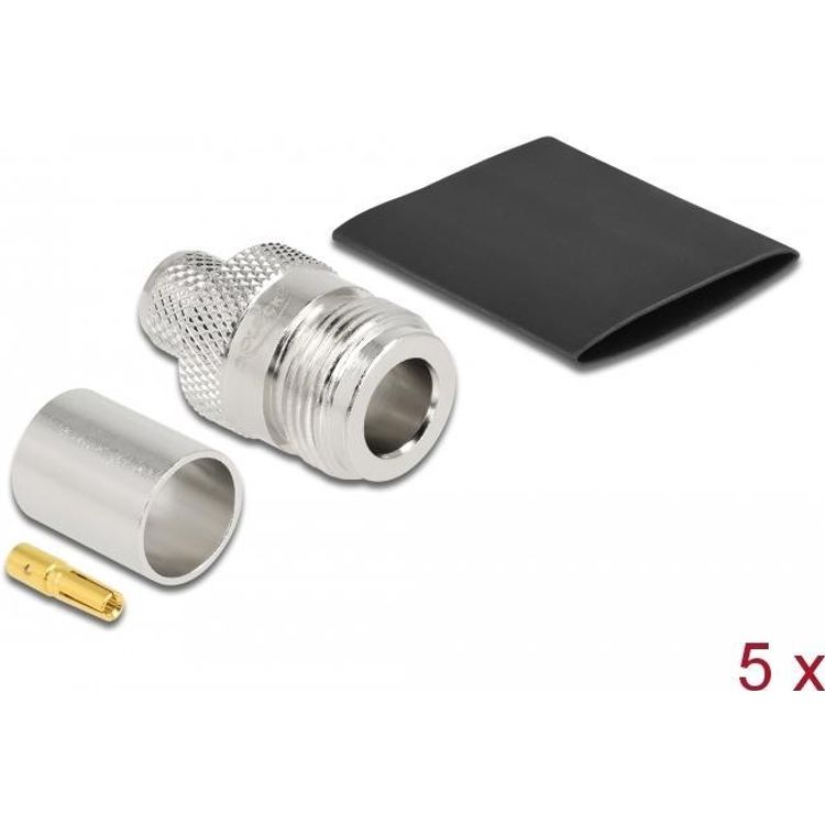 Tootefoto - DeLOCK 90023 koaksiaalpistik hendus N-t pi 5 tk 50