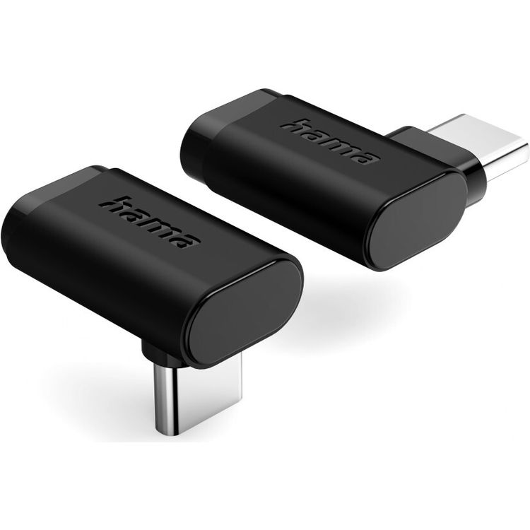 Tootefoto - Hama USB-C-Winkeladapter 90 , USB 3.2 Gen2, 10 Gbit/s, 5 A, 240 W, 2er Set (00200359)