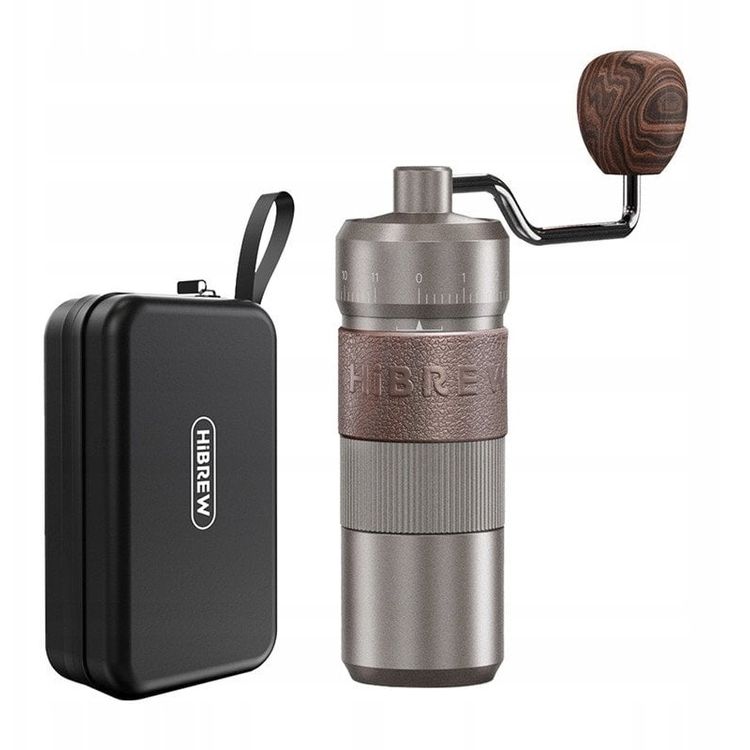 Tootefoto - HiBREW G4B manual coffee grinder with adjustable grind.