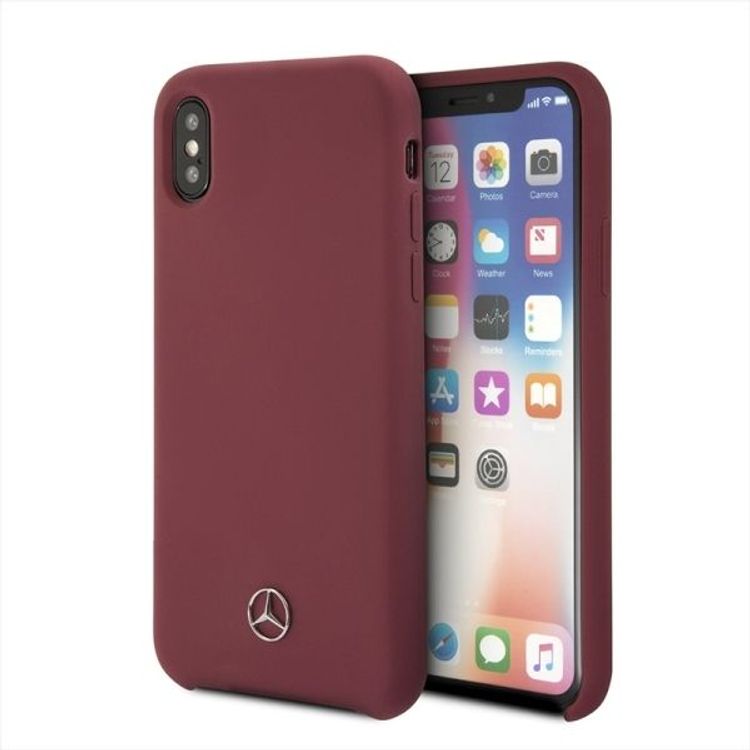 Tootefoto - Mercedes iPhone X k va mbris punane (MEHCPXSILRE)