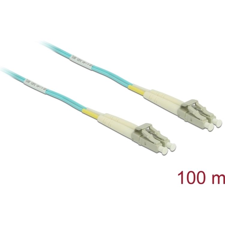 Tootefoto - Delock Kabel Lichtwellenleiter LC Duplex Multimode OM3 100 m (80153)