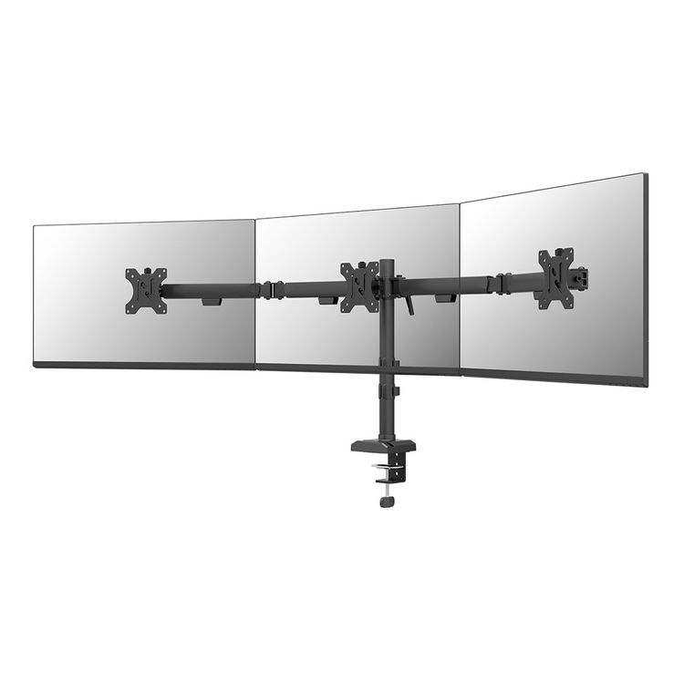 Tootefoto - Neomounts triple desk mount for monitors 10-27" DS60-600BL3
