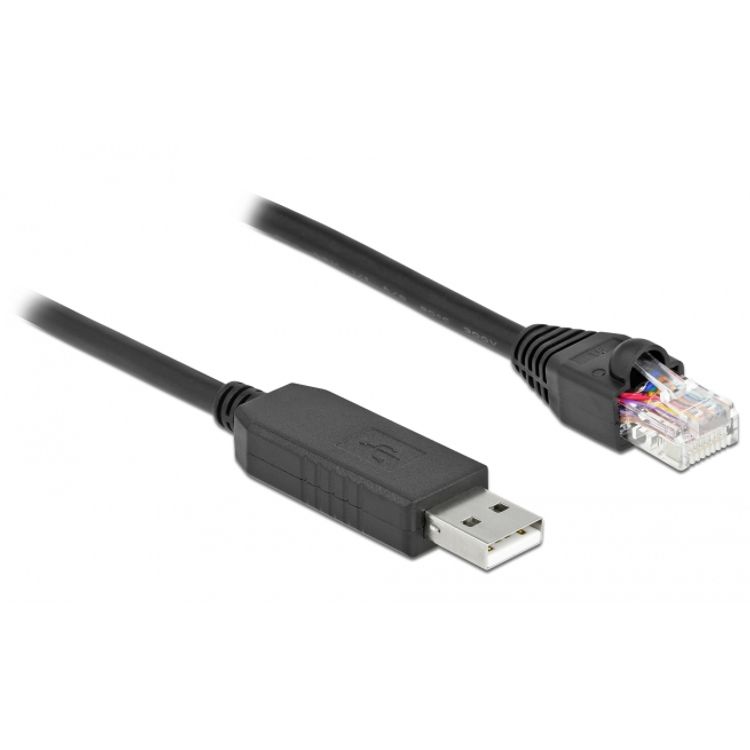 Tootefoto - DeLOCK 64159 j rjestikkaabel Must 0,5 m USB t p A