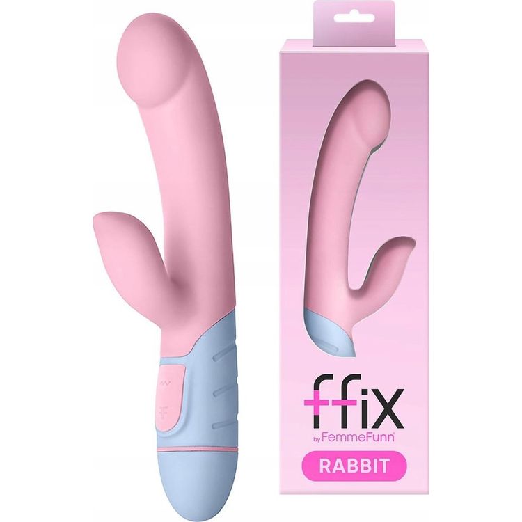 Tootefoto - FEMMEFUNN Ffix Rabbit massager topeltvibraator Roosa
