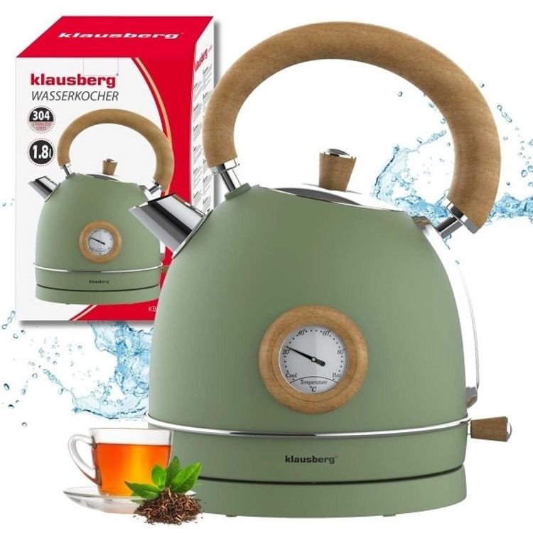 Tootefoto - Klausberg veekeetja ELEKTRIKANN 1,8L TERMOMEETRIGA KLAUSBERG KB-9008 RETRO