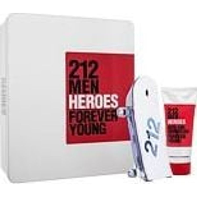Tootefoto - Carolina Herrera Zestaw Carolina Herrera 212 Men Heroes woda toaletowa 90ml + zel pod prysznic 100ml
