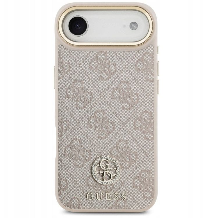 Tootefoto - Case Guess 4G Strass Logo MagSafe for iPhone Air pink