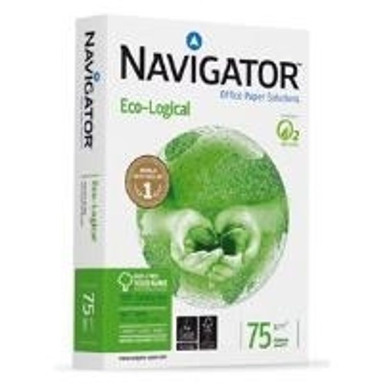 Tootefoto - Navigator Eco-Logical 75g.m-2 tr kipaber Valge