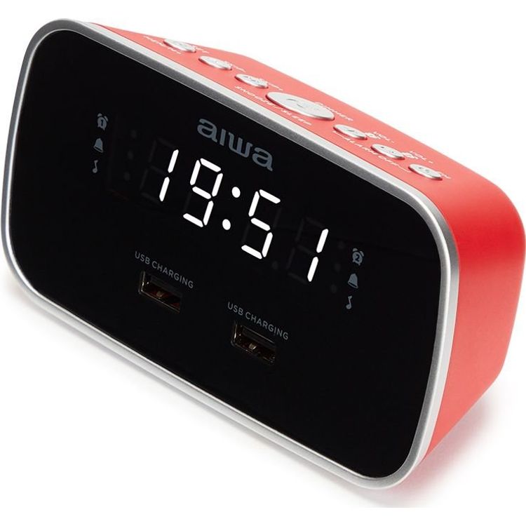 Tootefoto - Aiwa CRU-19RD ratuskell Digitaalne ratuskell Punane