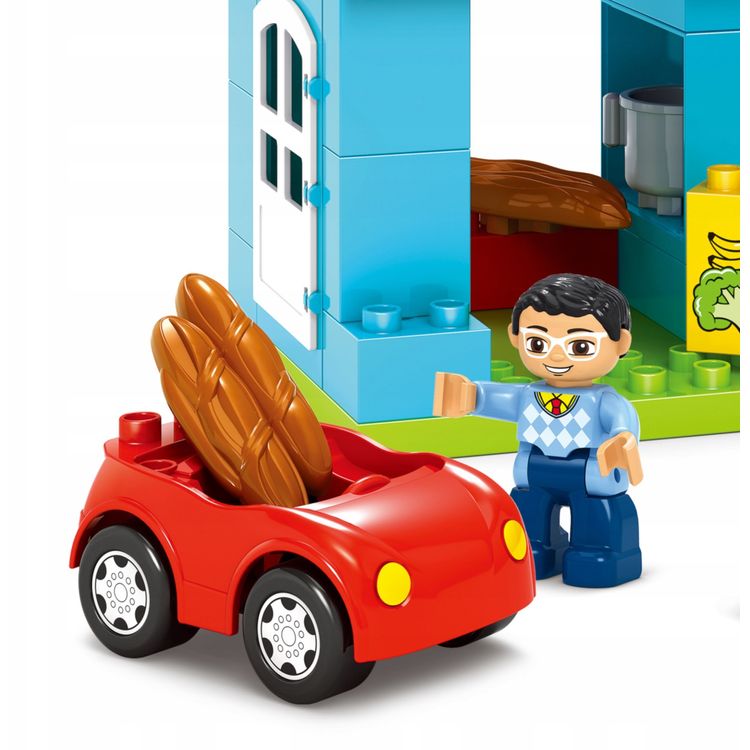 Tootefoto - Klocki konstrukcyjne uroczy domek rodzinny 96 element w