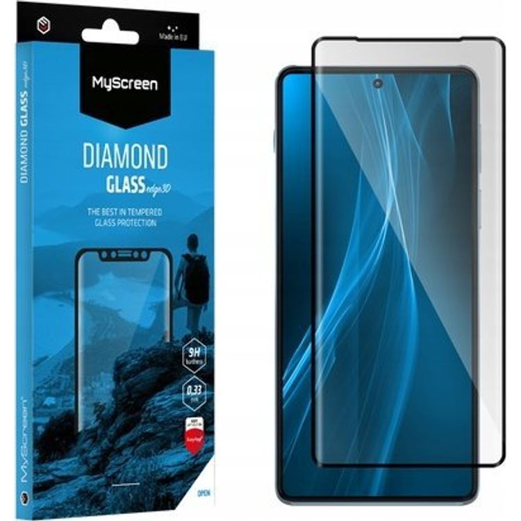 Tootefoto - MyScreen Protector MS Diamond Glass Edge 3D Huawei Pura 70 Ultra must/must karastatud klaas