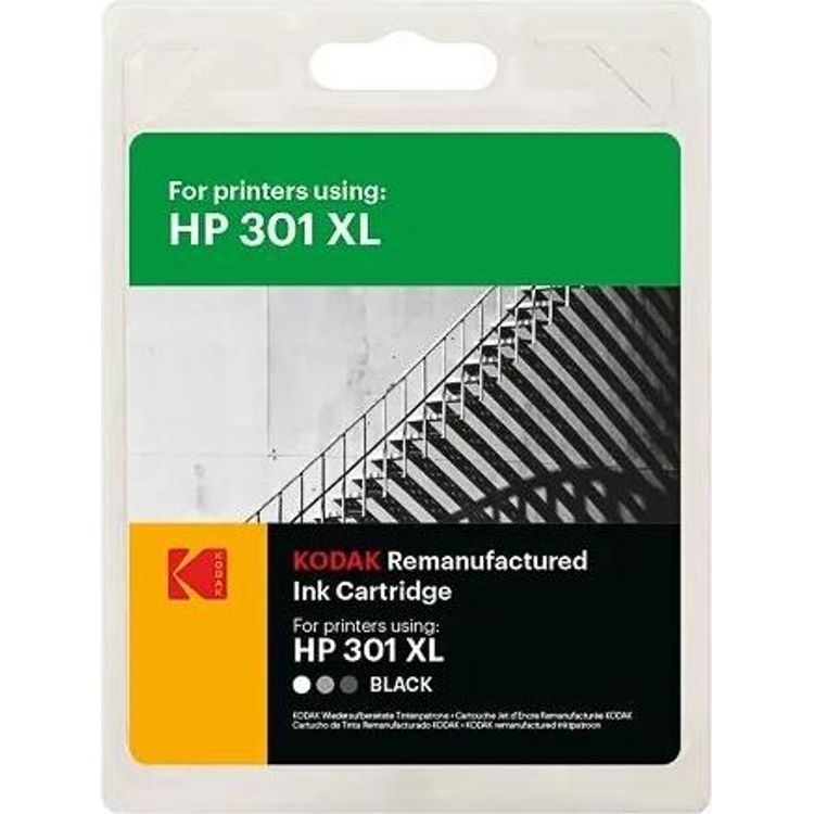 Tootefoto - 185H030130 KODAK HP 2510 TINTE BLK CH563EE/301XL 550Seiten 15ml (185H030130)