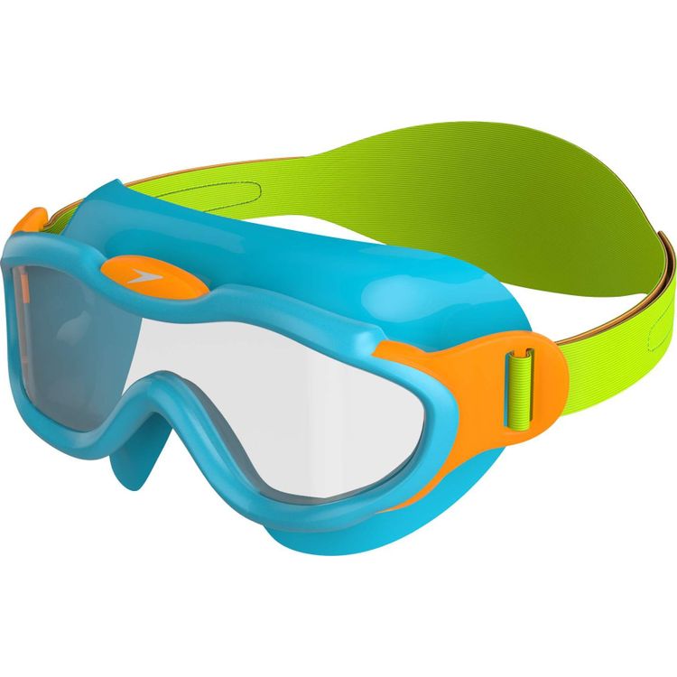 Tootefoto - Speedo ujumisprillid/mask Junior Sea Squad mask Sinine/oran