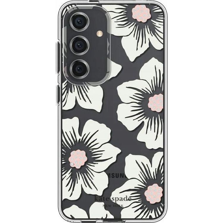 Tootefoto - Kate Kate Spade New Yorgi kaitse mbris Samsung Galaxy S24 mbris (Hollyhock Cream)