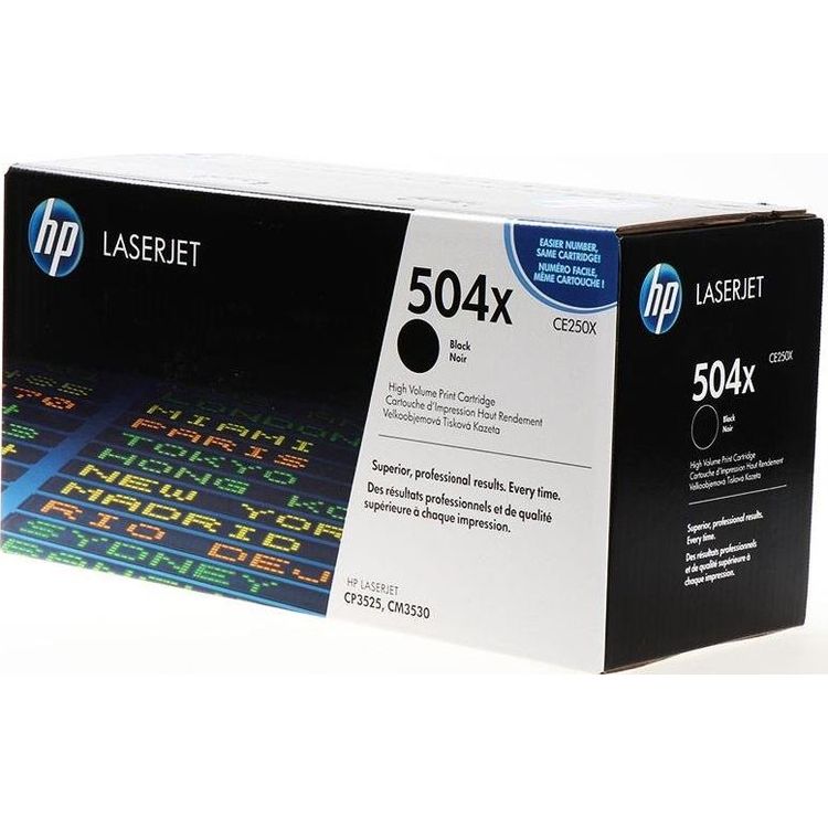 Tootefoto - HP 504X High Yield Black Original LaserJet Toner Cartridge
