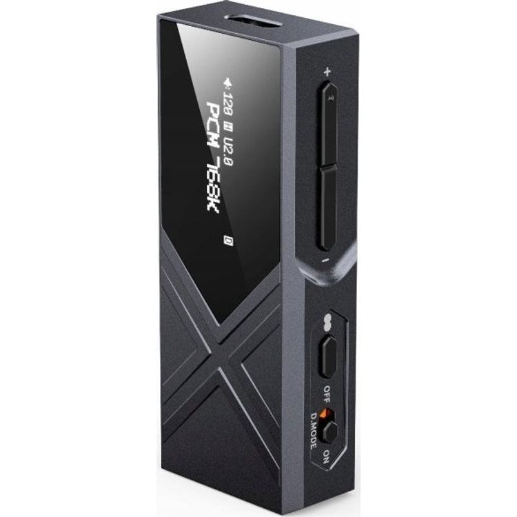 Tootefoto - FiiO FiiO KA17 must - DAC-iga k rvaklappide v imendi