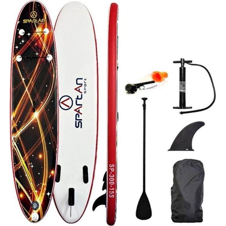 Tootefoto - Spartan Paddleboard SUP t ispuhutav laud aeru ja tarvikutega Spartan SUP 10' Brown-Red