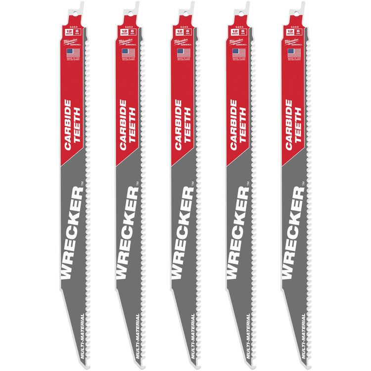 Tootefoto - Milwaukee Brzeszczot s tct -vrakk karbiidiga 300mm /6t /5 tk.